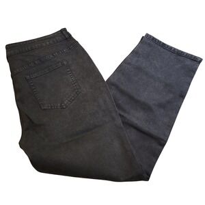 New LOGO by Lori Goldstein 20W Black Denim‎ Boyfriend Stretch Comfort Jeans